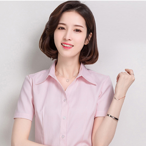 职业衬衣女短3