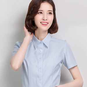 职业衬衣女短2